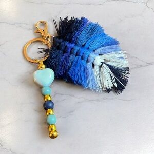 Boho Blue Detachable Keychain